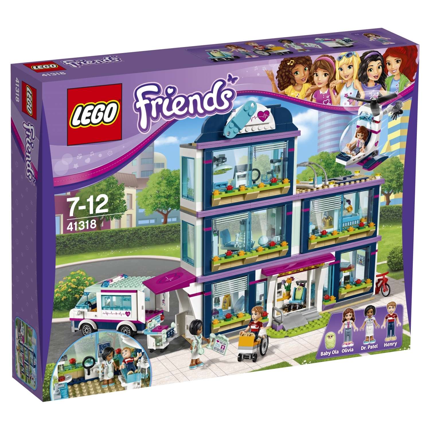 Конструктор LEGO Friends Клиника Хартлейк-Сити (41318) - фото 2