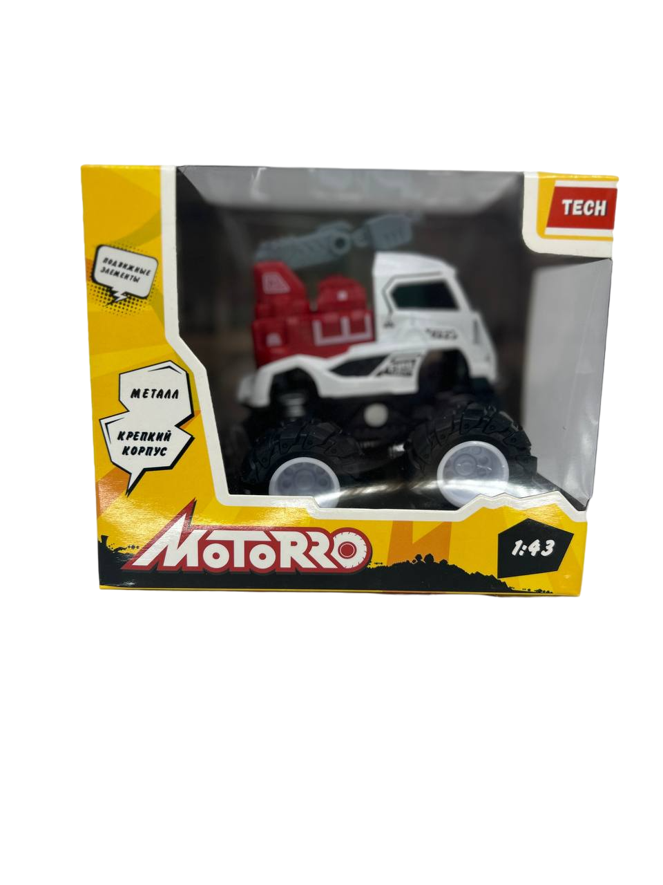 Автомобиль Motorro 1:43 инерционный белый 23207M - фото 13