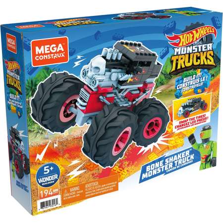 Конструктор Mega Construx Hot Wheels Монстр-трак Боун Шейкер GVM27