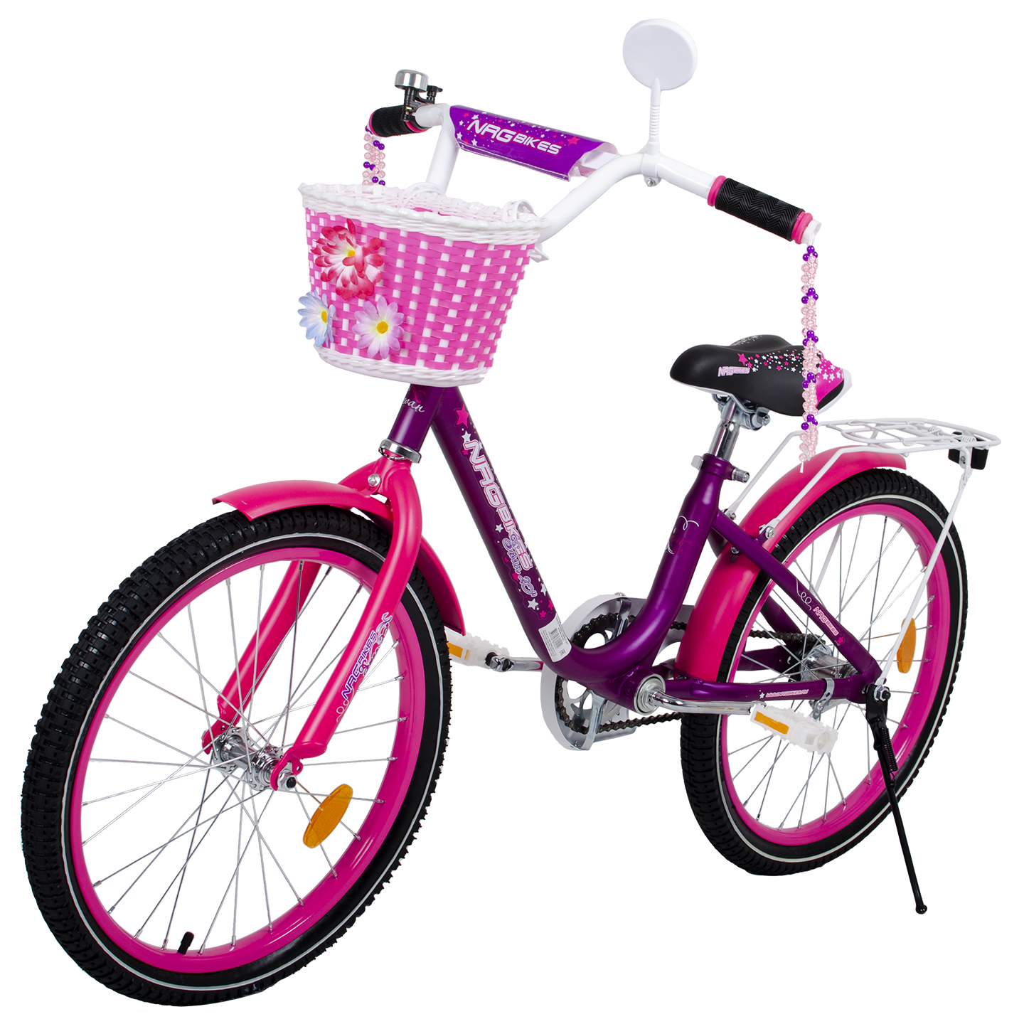 Велосипед NRG BIKES SWAN 20 violet-pink - фото 22