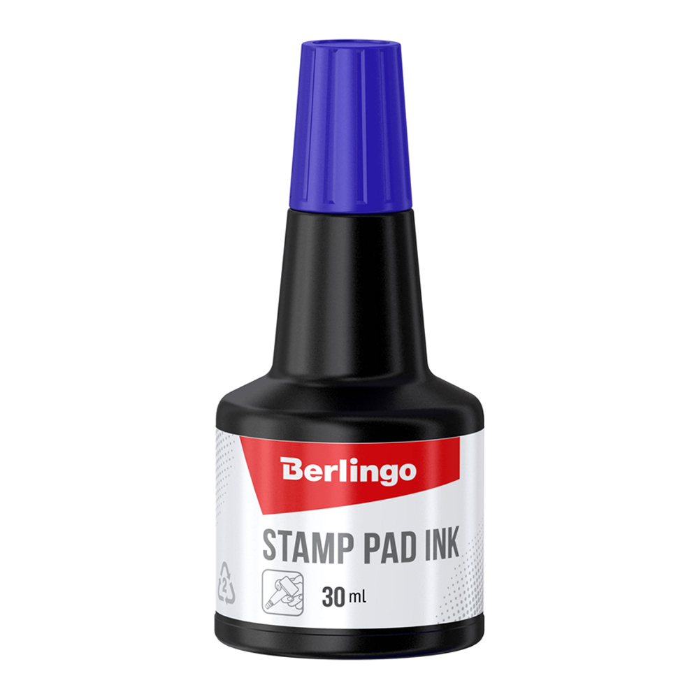 Штемпельная краска BERLINGO 30мл фиолетовая - фото 1