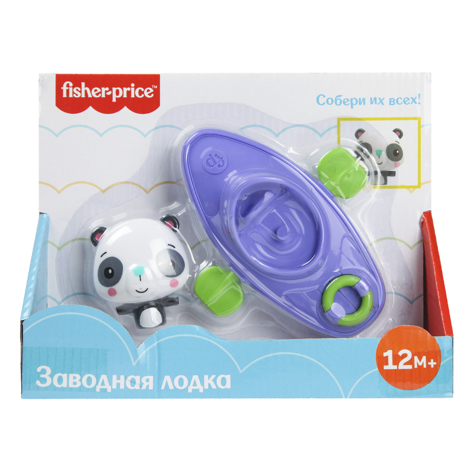 Игрушка для ванной Fisher Price Лодка с пандой GMBT003B - фото 3