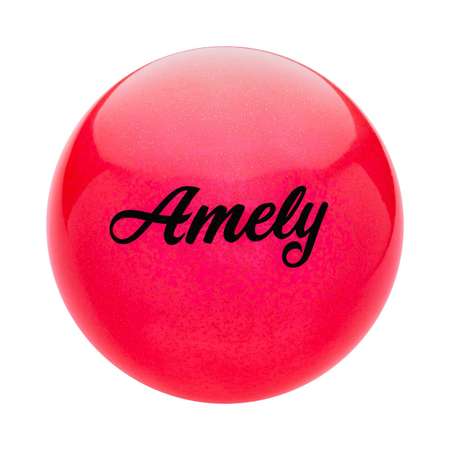 Мяч Amely для художественной гимнастики AGB-102-19-red