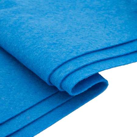 Фетр Astra Craft Листовой мягкий размер 20 на 30см в упаковке 10 шт цвет голубой