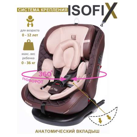 Автокресло BabyCare Shelter шоколадный