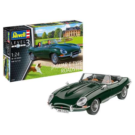 Модель для сборки Revell Автомобиль Jaguar E-Type Roadster