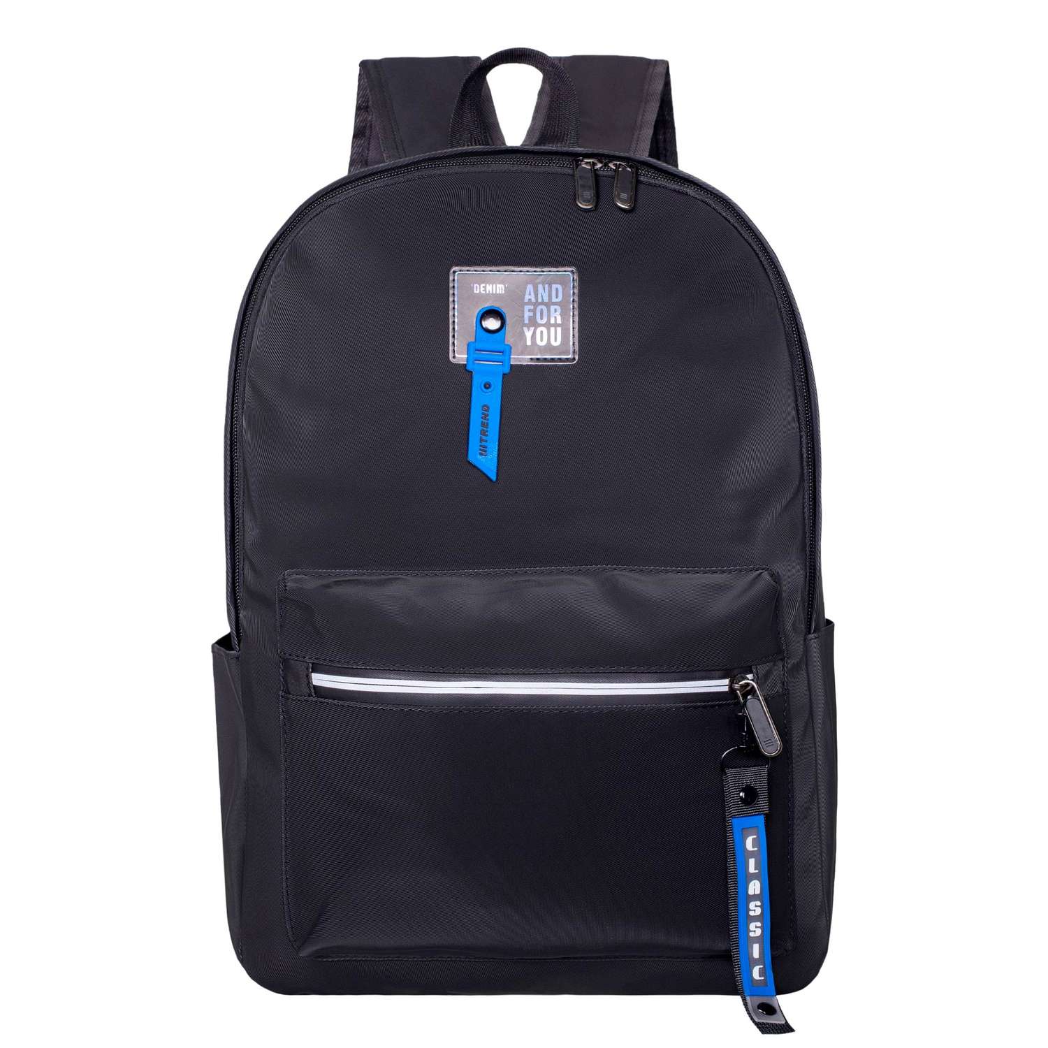 Рюкзак MERLIN G704 черно-синий - фото 1