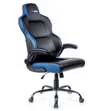 Кресло компьютерное VMMGAME UNIT кожа Черно - синий