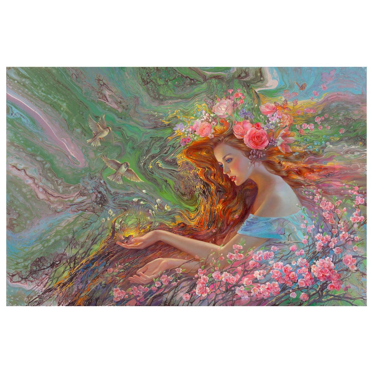 Картина по номерам Остров Сокровищ на холсте цветы набор для творчества - фото 2