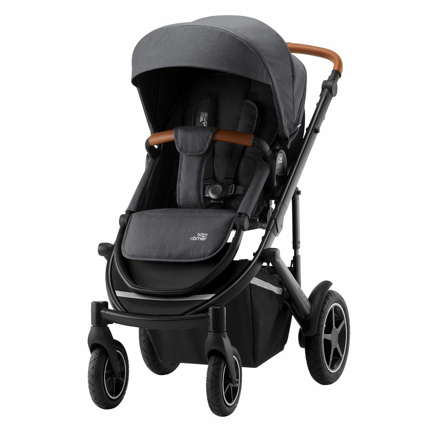 Коляска прогулочная Britax Roemer Smile III Midnight Grey - фото 1