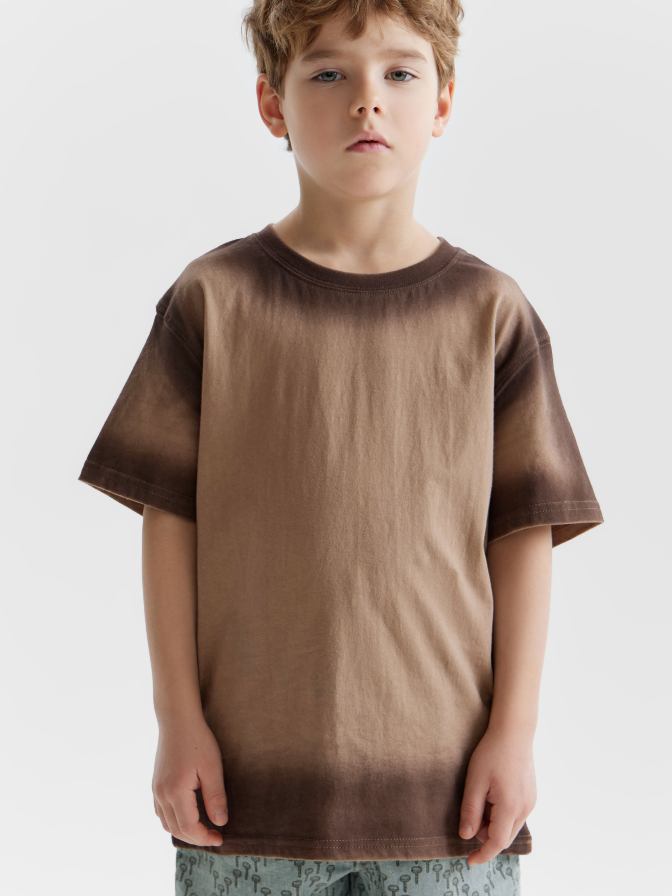 Футболка Happy Baby 88297-0_light brown (blur) - фото 1