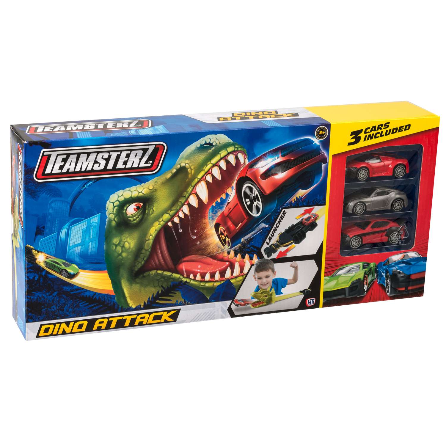Набор игровой HTI (Teamsterz) Трасса Dino Attack с 3машинками 1416576.00 14165760 - фото 2