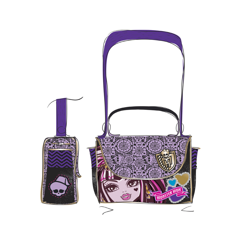 Сумка Monster High школьная - фото 1