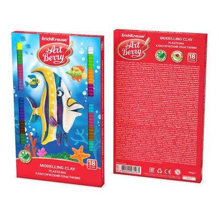 Пластилин ArtBerry 18 цв.