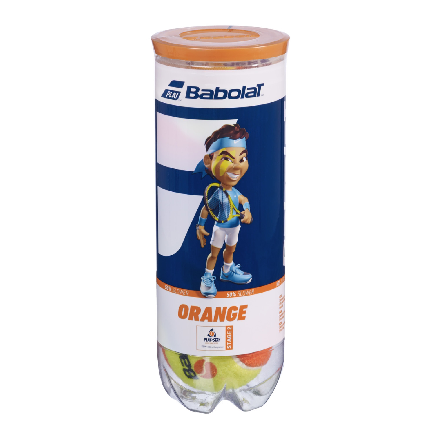 Теннисный мяч BABOLAT детский Orange - фото 2