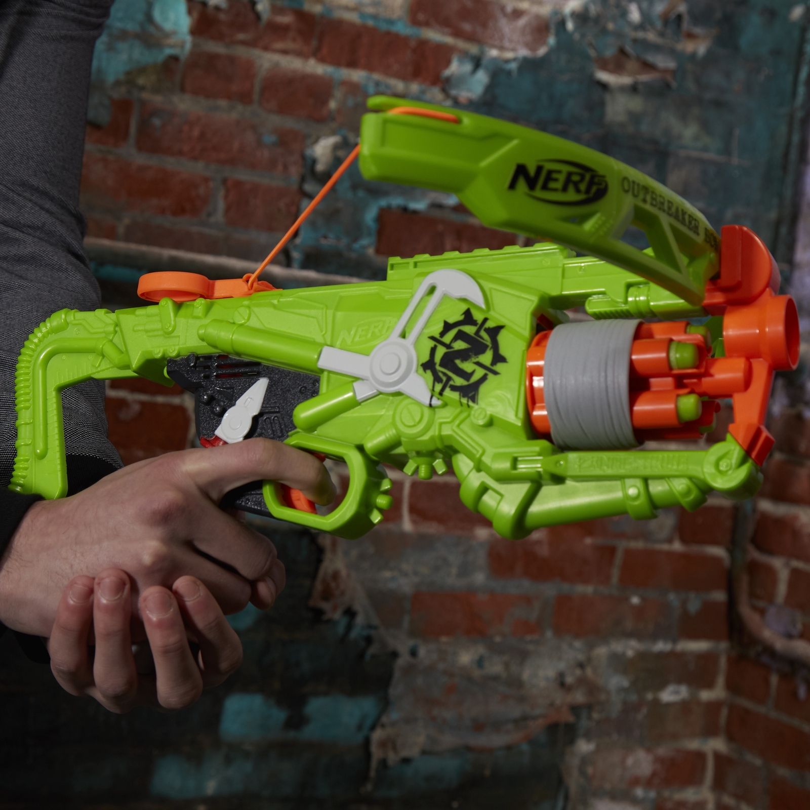 Бластер Nerf Zombie Strike Outbreaker - фото 12