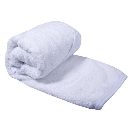 Полотенце-уголок Babyton с вышивкой Белое