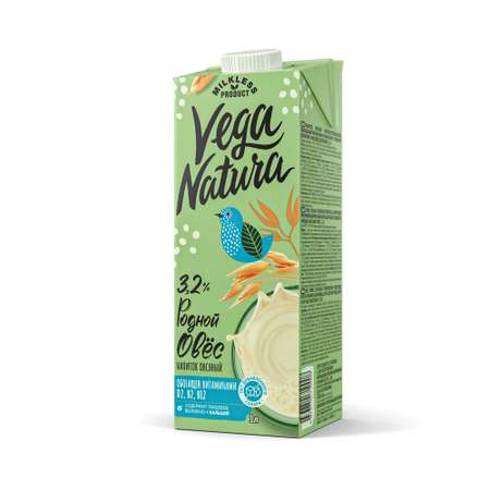 Напиток овсяный Vega Natura мдж 3.2% 1л