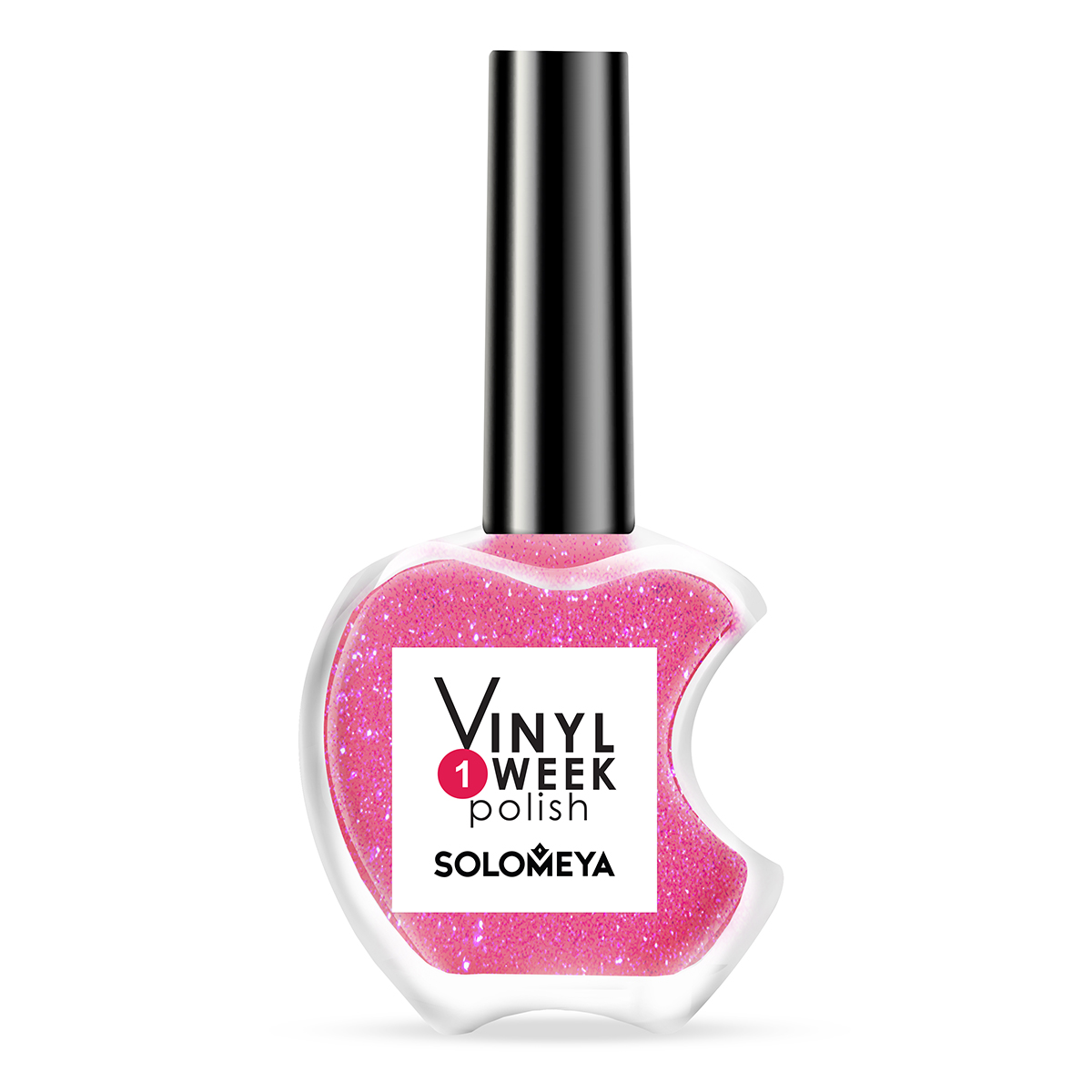 Лак для ногтей SOLOMEYA недельный One Week Vinyl Polish Pink Pearl 22 13ml - фото 1