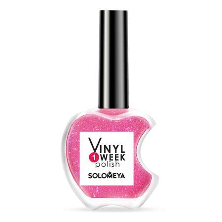 Лак для ногтей SOLOMEYA недельный One Week Vinyl Polish Pink Pearl 22 13ml