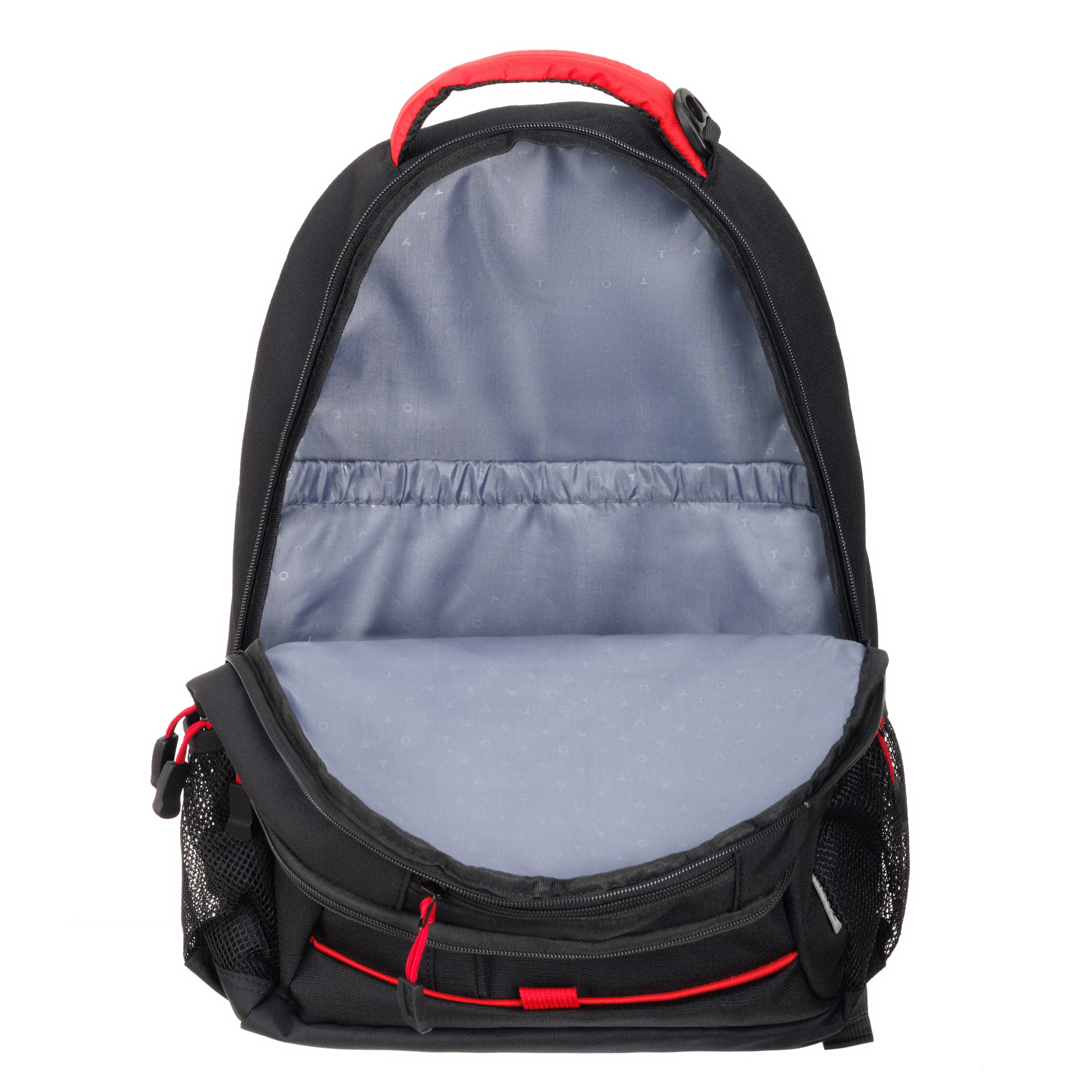 Рюкзак TORBER ROCKIT с отделением для ноутбука 15 дюймов чёрный красный - фото 12