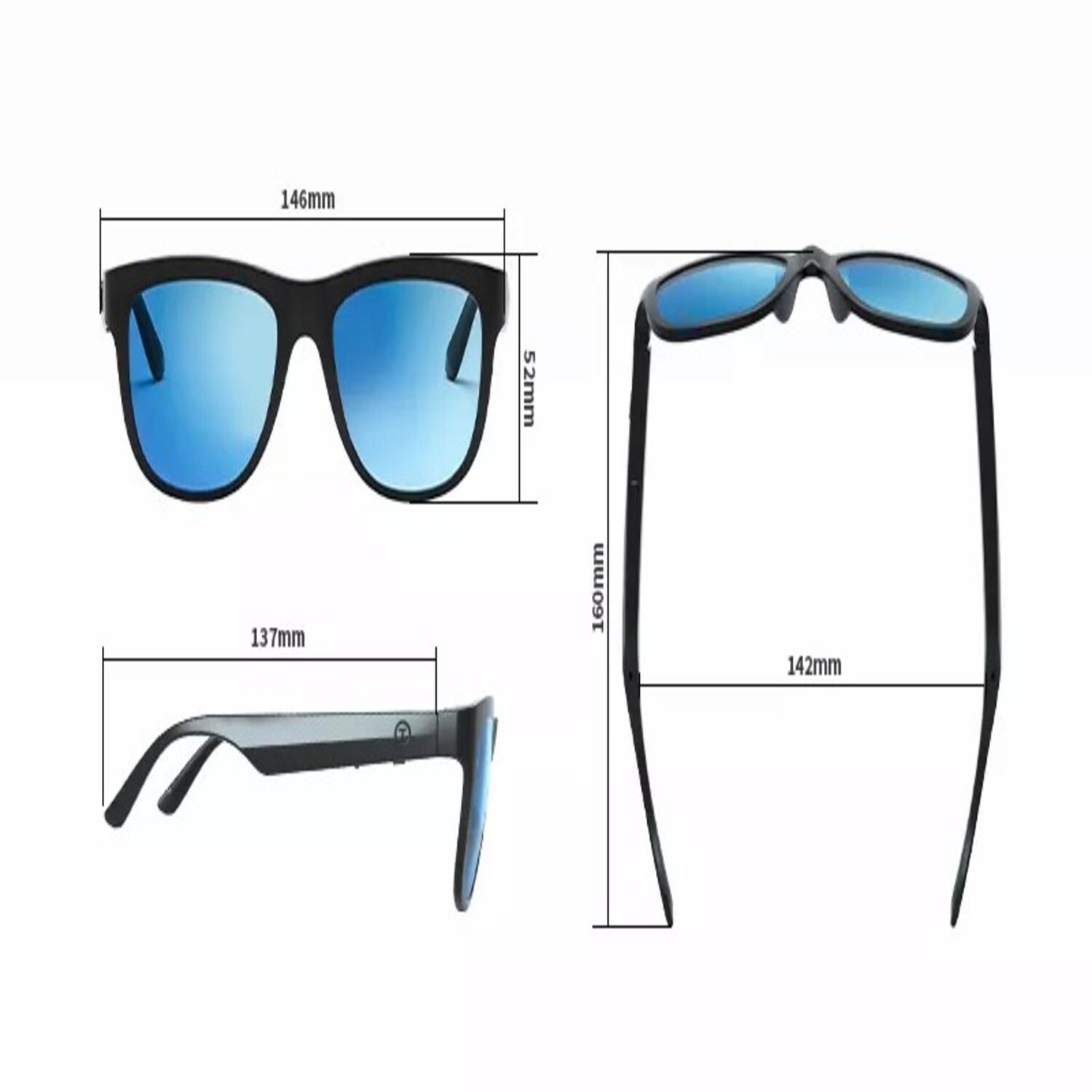 Очки солнцезащитные ZDK glasses-blue - фото 4