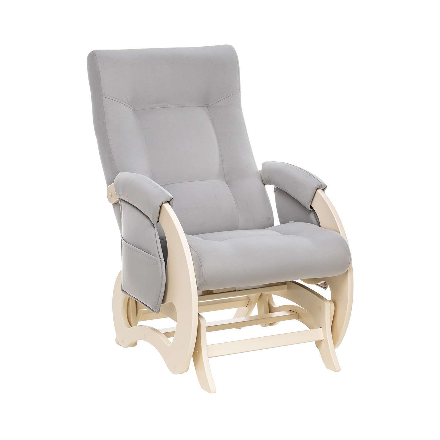 Кресло для кормления Milli Ария с карманами дуб шампань / ткань V 51 - фото 1