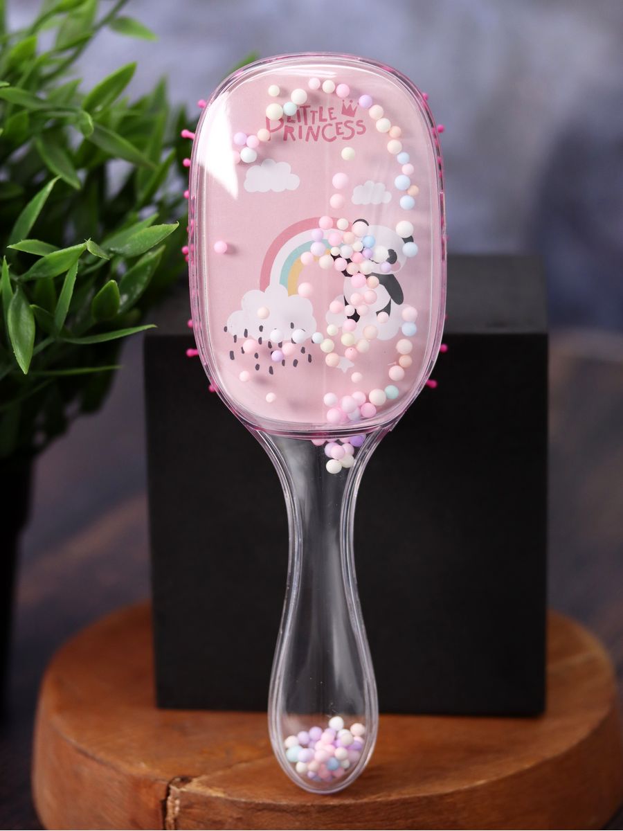 Расческа iLikeGift Styrofoam panda pink - фото 1