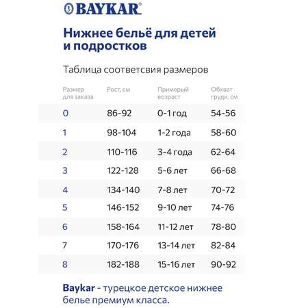 Трусы 3 шт Baykar