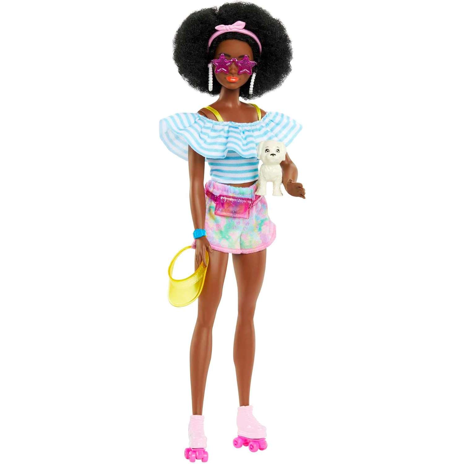 Кукла Barbie Day and Play Fashion Роликовые коньки HPL77 HPL77 - фото 1