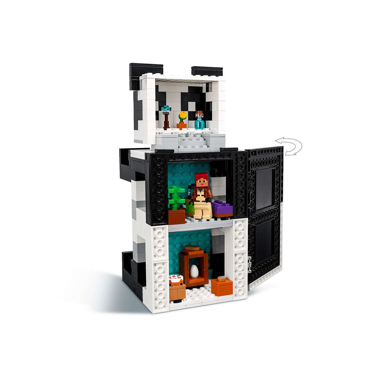 Конструктор детский LEGO Minecraft Дом Панды 21245 - фото 7