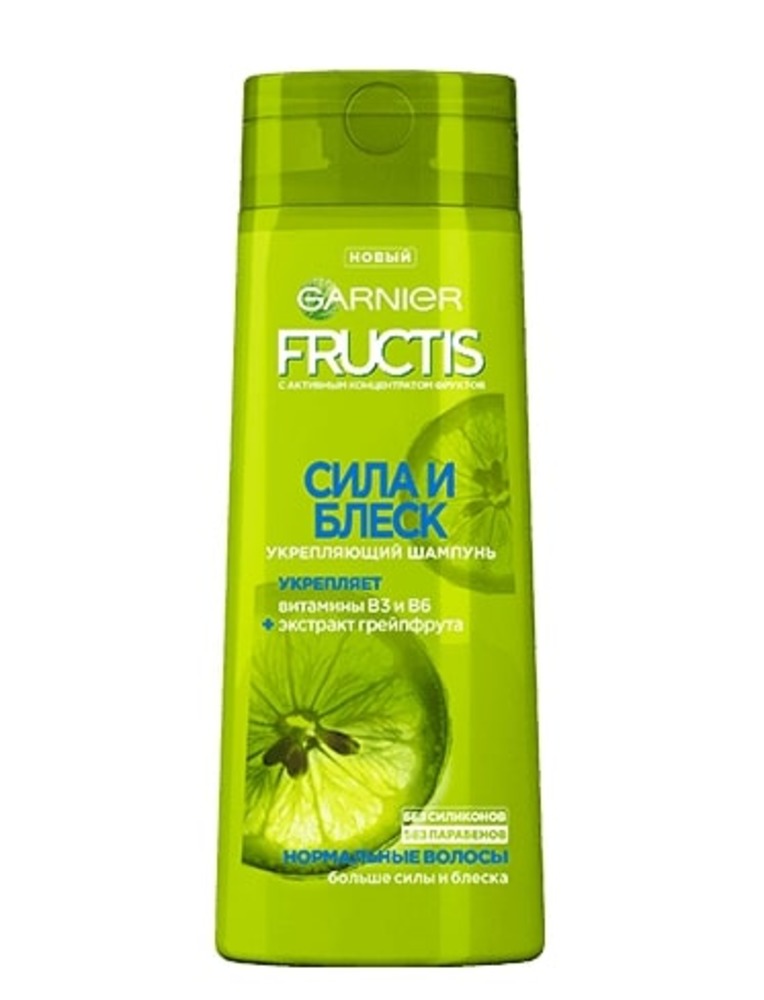 Шампунь укрепляющий GARNIER Fructis Сила и блеск 400 мл - фото 1