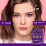 Цветные контактные линзы ADRIA Glamorous 2 линзы R 8.6 Gray -0.00
