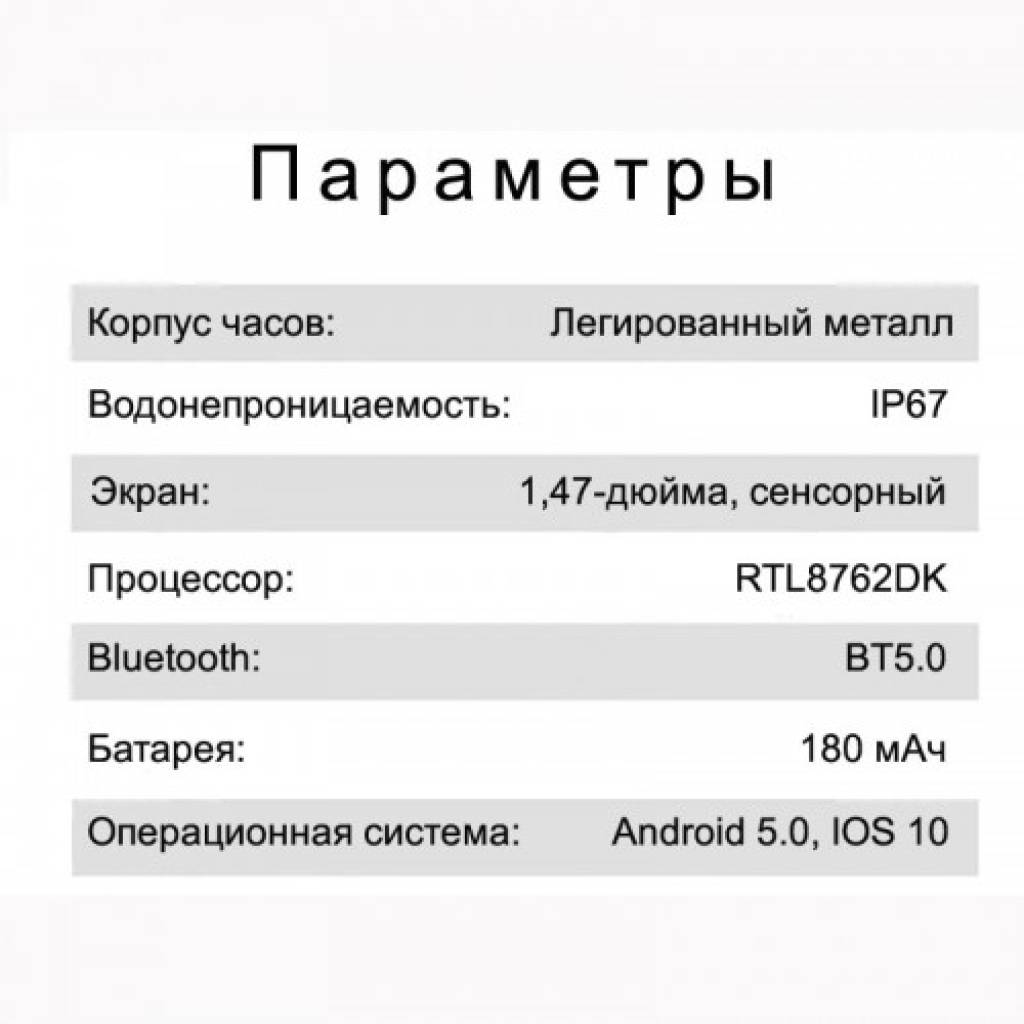 Фитнес-браслет CheckME Smart CMSH80GB с календарем и счетчиком калорий - фото 7