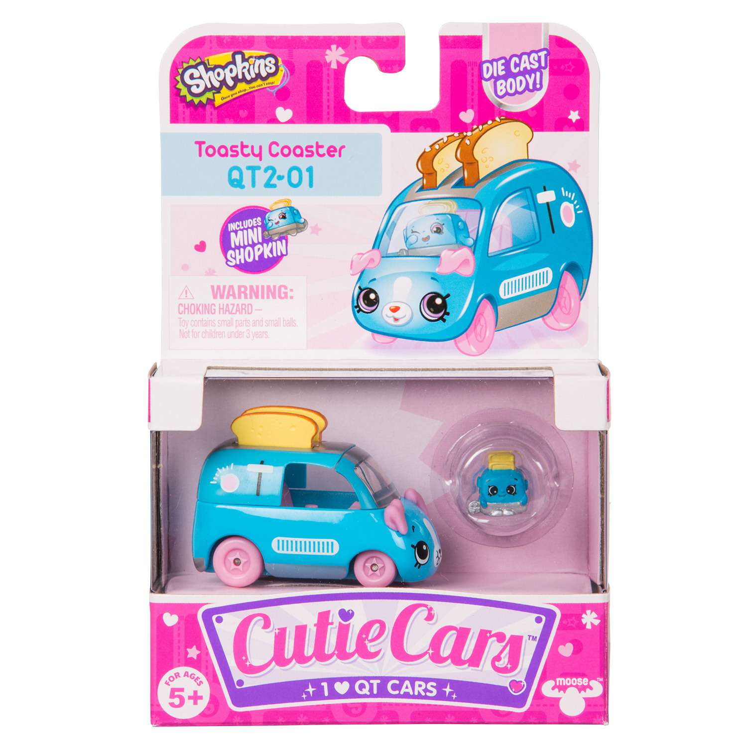 Машинка Cutie Cars с мини-фигуркой Shopkins S3 Тости Тостер 56770 - фото 2