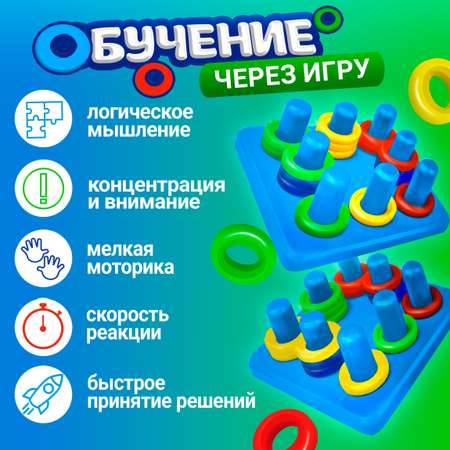 Настольная игра 1TOY Монтессори Цветовые решения