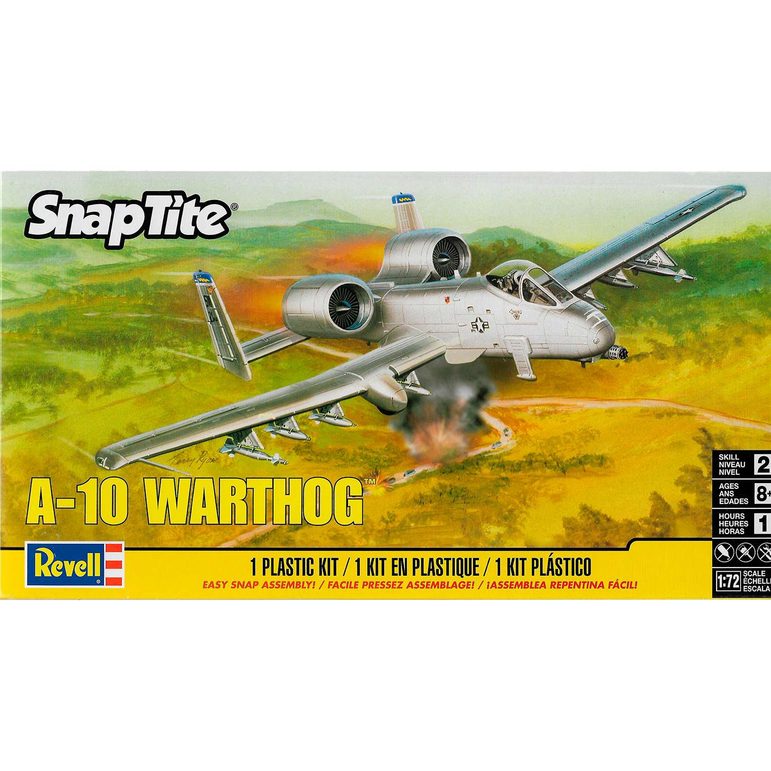 Сборная модель Revell Американский штурмовик A-10 Warthog 11181 - фото 2