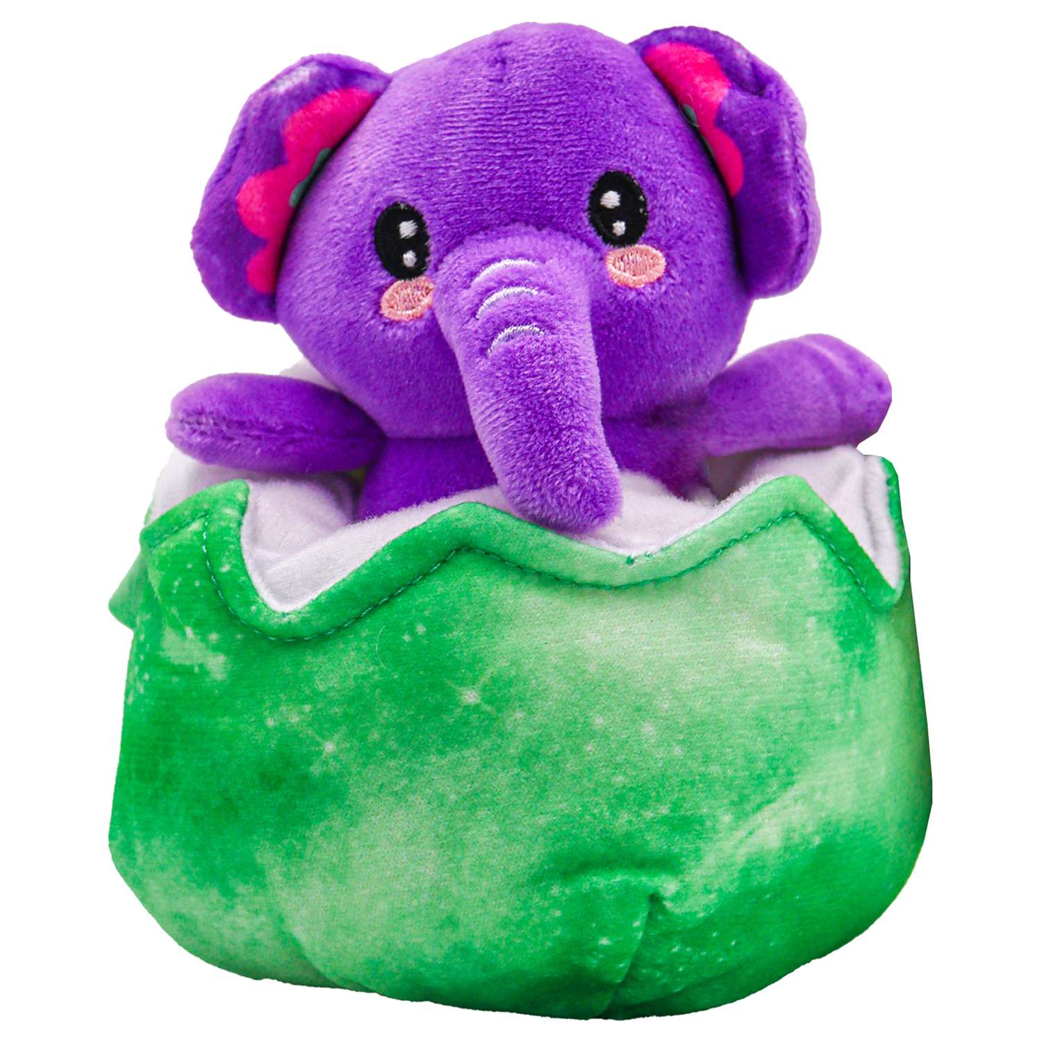 Игрушка Funky Toys мягкая фиолетовый слоник 10 см FT5907-4 - фото 2
