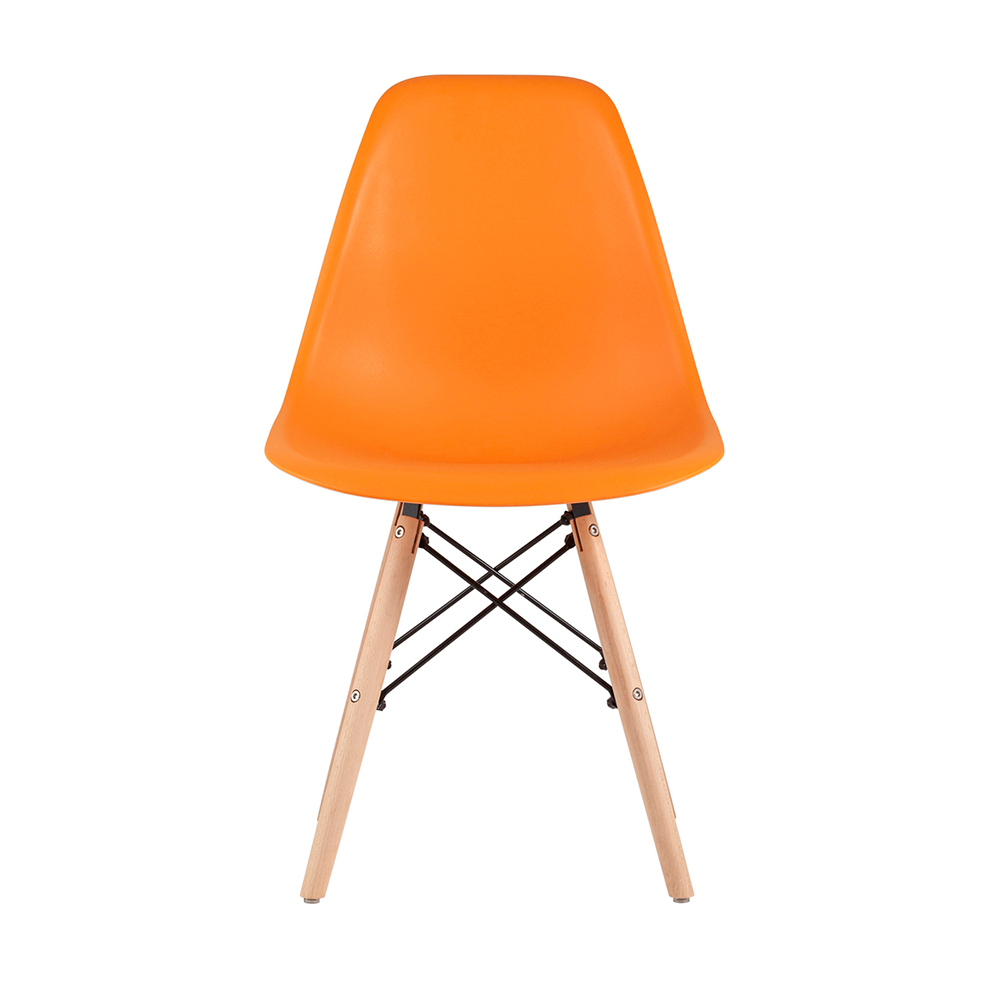 Стул Stool Group DSW Style orange - фото 4