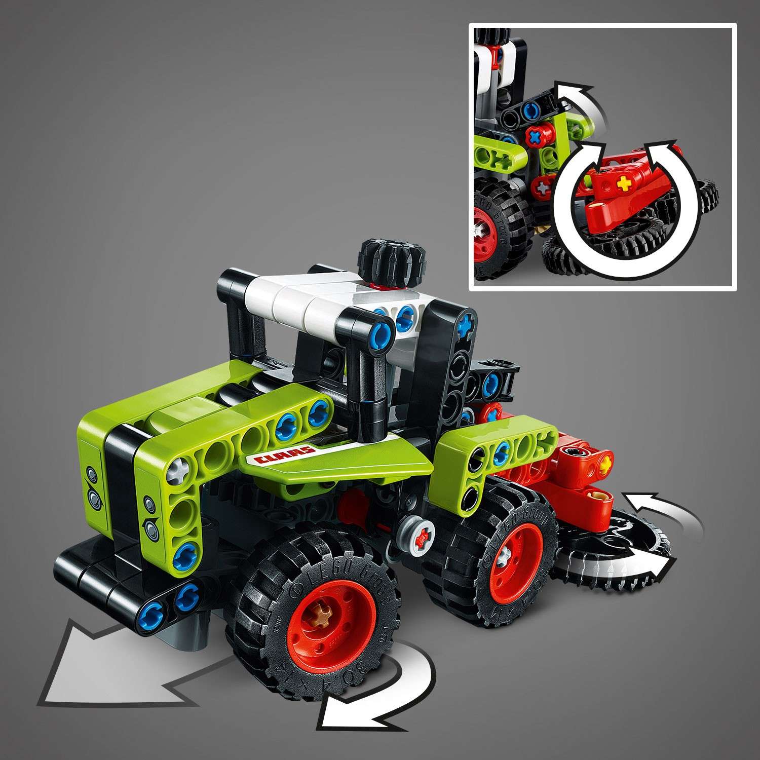 Конструктор LEGO Technic Mini Claas Xerion 42102 - фото 5