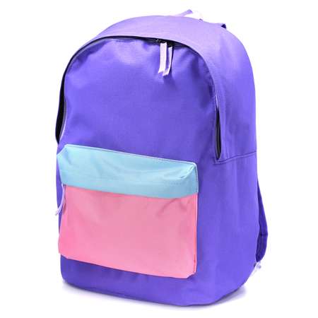 Рюкзак CReATiViKi Street Basic 16 л фиолетовый