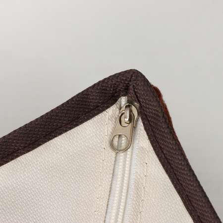 Органайзер Доляна для хранения белья с прозрачной крышкой «Тео» 24 отделений 32×23×12 см цвет коричневый