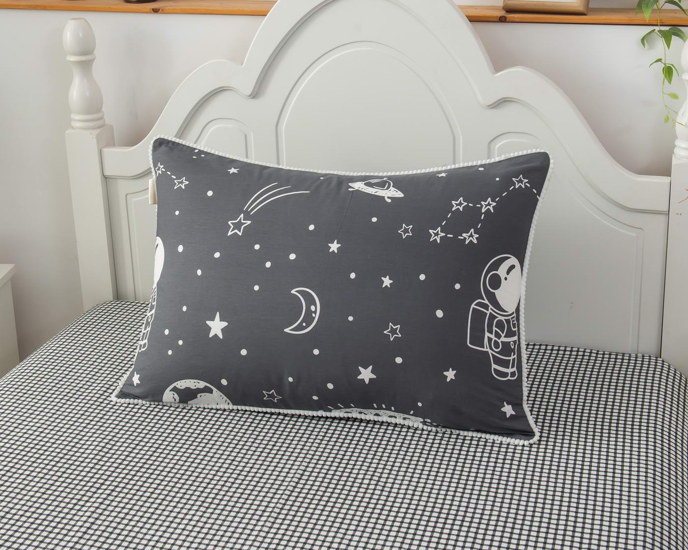 Комплект постельного белья Sofi de Marko Космонавт черный детский с одеялом - фото 2