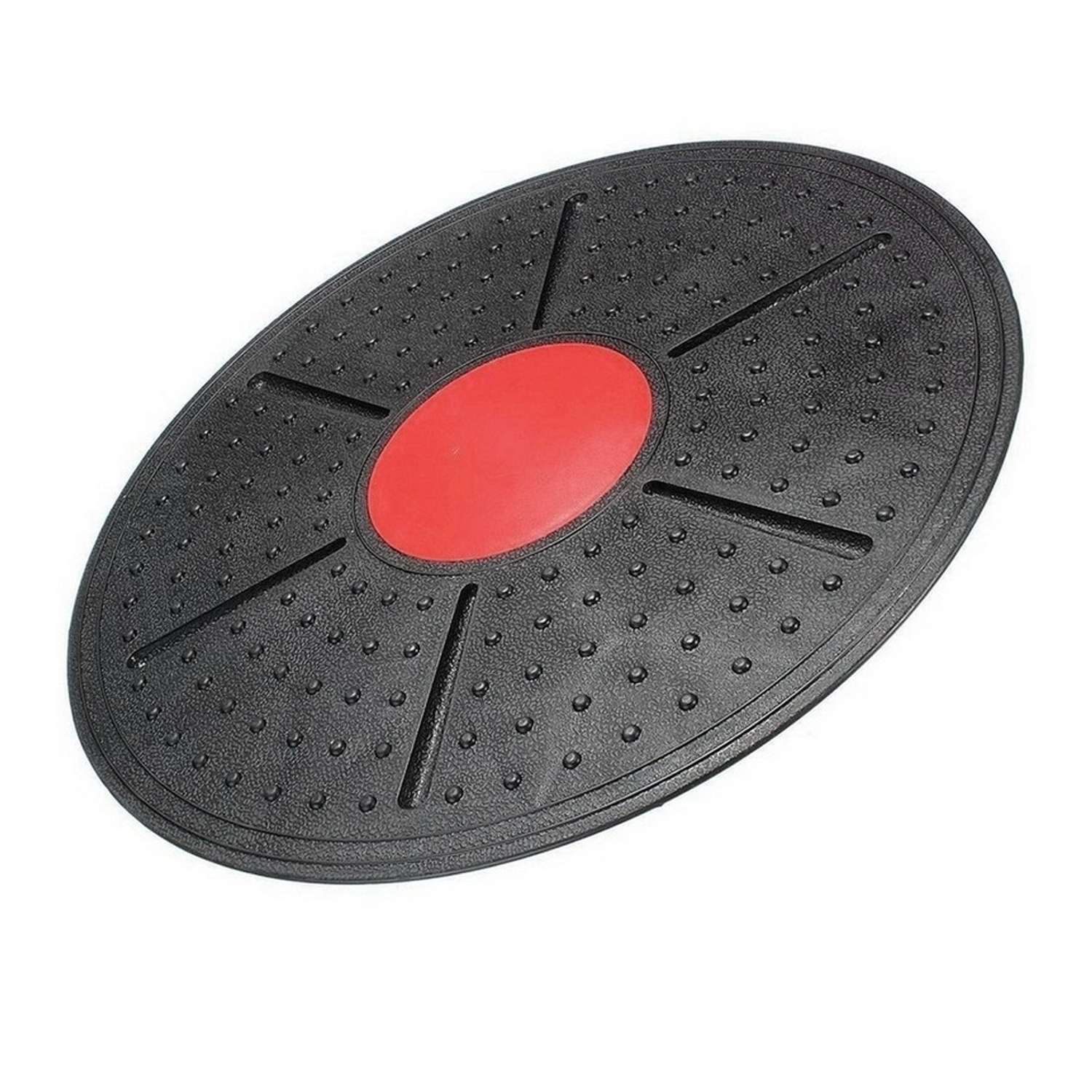 Балансировочный диск STRONG BODY платформа полусфера для развития равновесия d 36 см черно-красный - фото 1