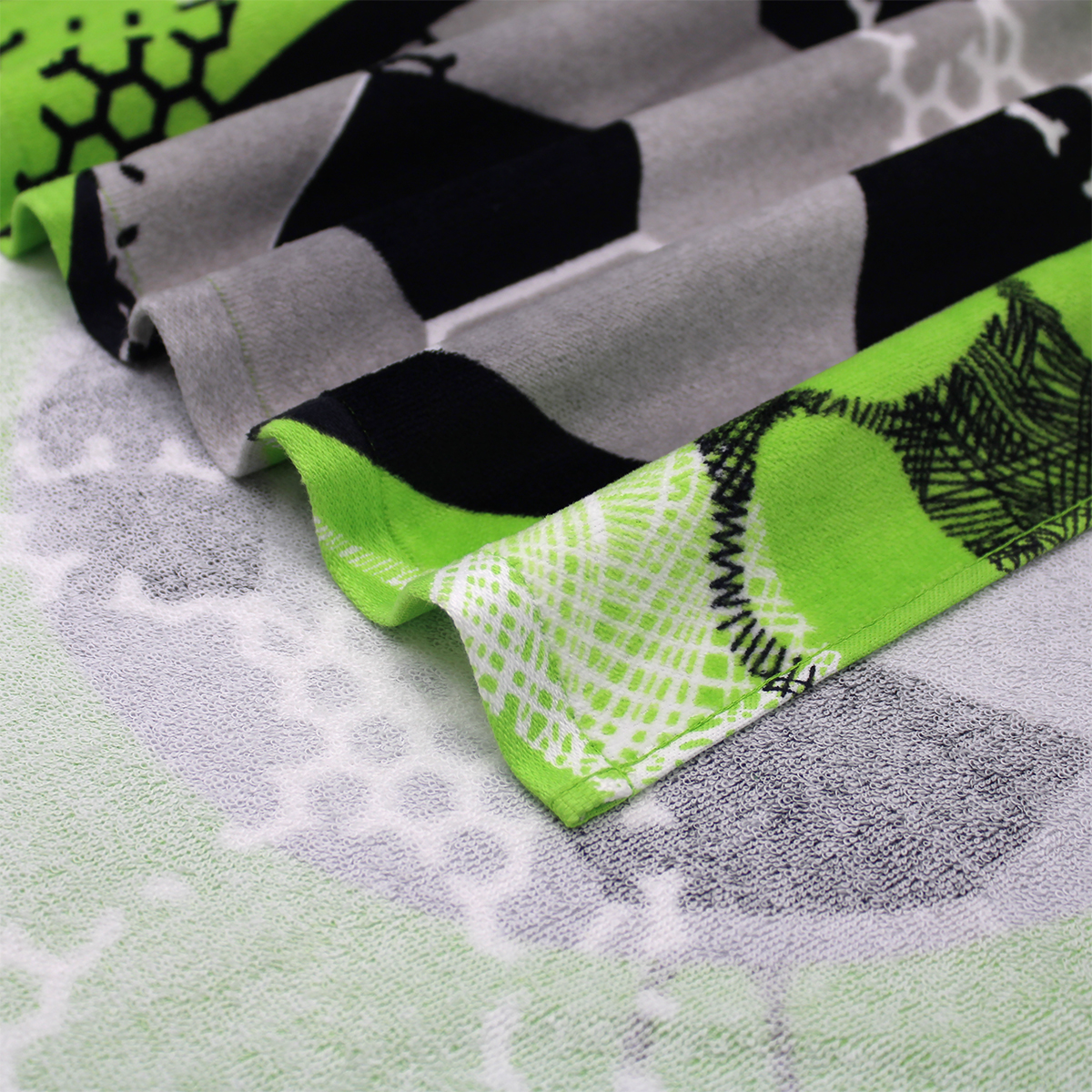 Махровое полотенце Bravo Футбол 30х60 см зеленый - фото 2