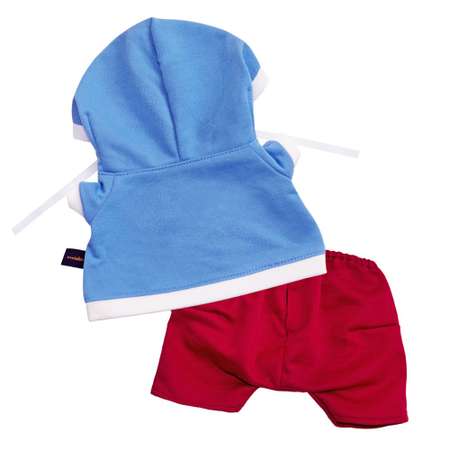 Одежда для кукол BUDI BASA Футболка синяя с ракетой и сливовые штаны для Басика 30 см Oks30-179