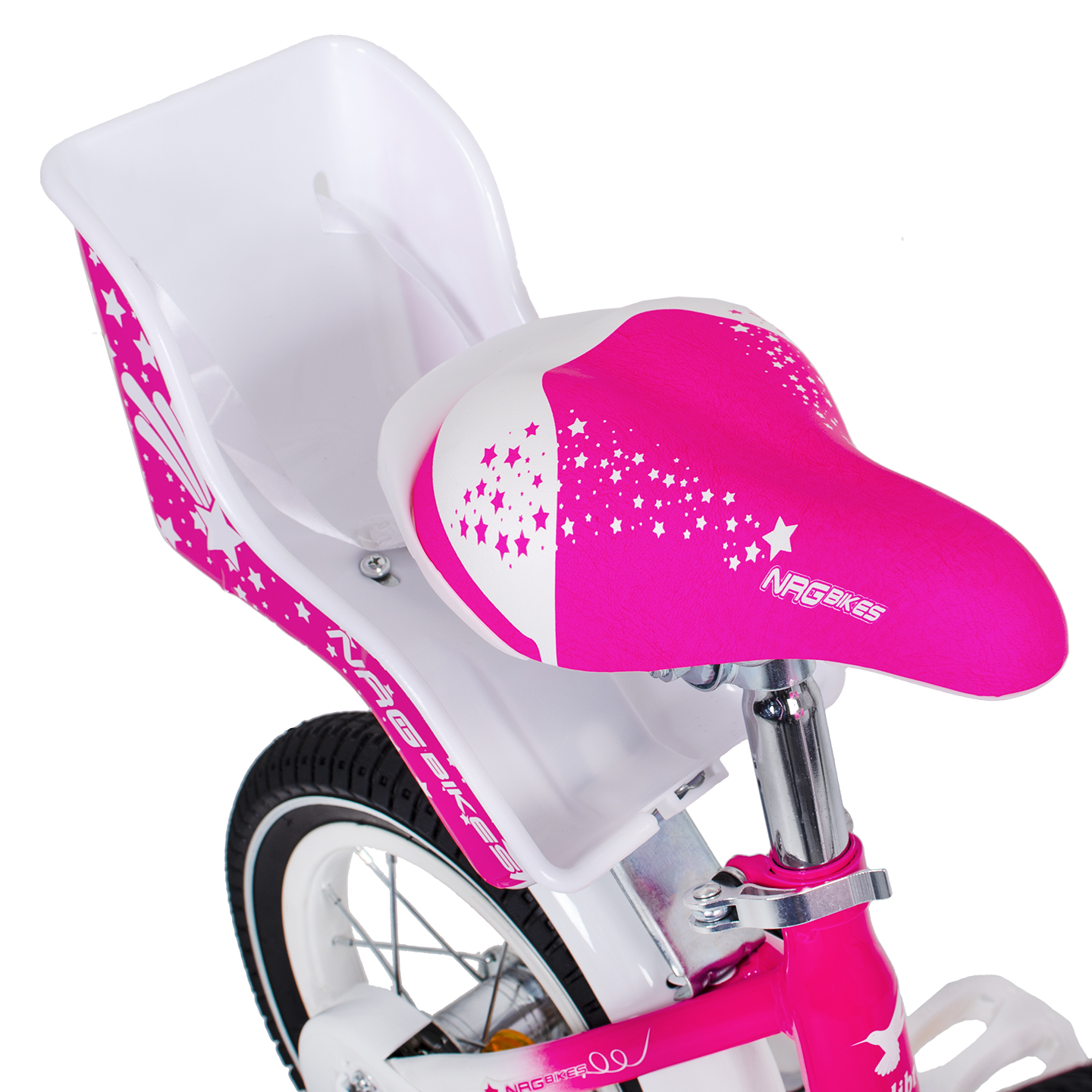 Велосипед NRG BIKES Colibri 12 pink-white - фото 20