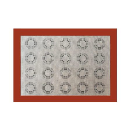Армированный коврик Keyprods силиконовый с разметкой на 20 ячеек