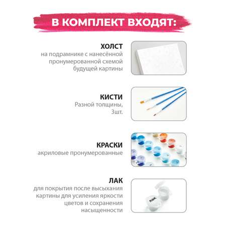 Картина по номерам Hobby Paint Холст на подрамнике 40х50 Дейзи на стиле