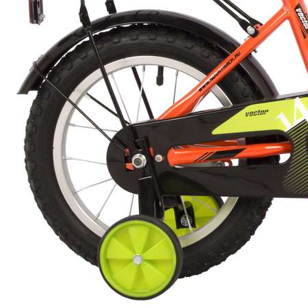 Велосипед 14 VECTOR оранж NOVATRACK тормоз ножной